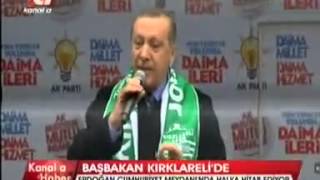 preview picture of video 'Başbakan Erdoğan Kırklareli'de Halka Hitap Etti - Kırklareli'