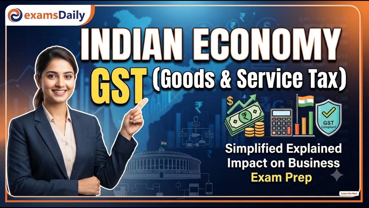 TNPSC 2026 - Indian Economy - Goods and Service Tax
