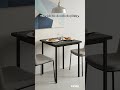 Dining table for 2 seat -Steel top-9