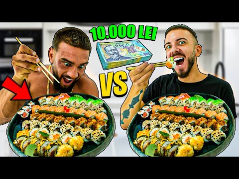 100 SUSHI CHALLENGE cu DORIAN POPA pe 10.000 LEI