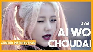 AOA - Ai Wo Choudai Center Distribution (Color Coded)