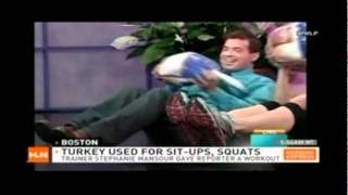 Turkey Workout & How to Work Out During the Holidays (HLN Morning Express w Robin Meade)