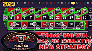 CASINO ROULETTE NEW STRATEGY| TODAY BIG WIN CASINO ROULETTE| ONLINE EARNING BEST GAME| 100% WINNING Video Video