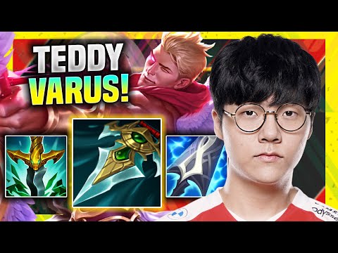 TEDDY IS SO CLEAN WITH VARUS! - T1 Teddy Plays Varus ADC vs Jhin! | Season 11