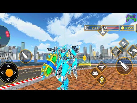 Dino Robot Flying Car Transforming Game 21: Robot Multiple Transform - Android Gameplay