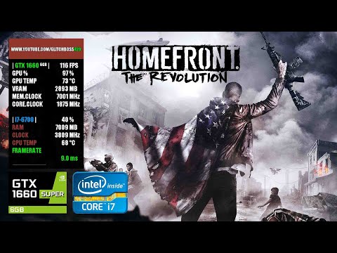 Homefront: The Revolution | GTX 1660 Super 6GB + i7-6700 + 16GB RAM