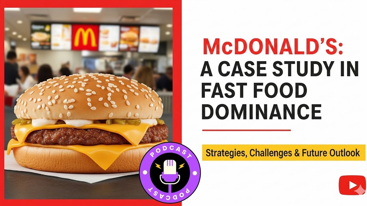 กรณีศึกษา McDonald’s – จากร้านแฮมเบอร์เกอร์เล็ก ๆ สู่แฟรนไชส์ยักษ์ใหญ่ระดับโลก