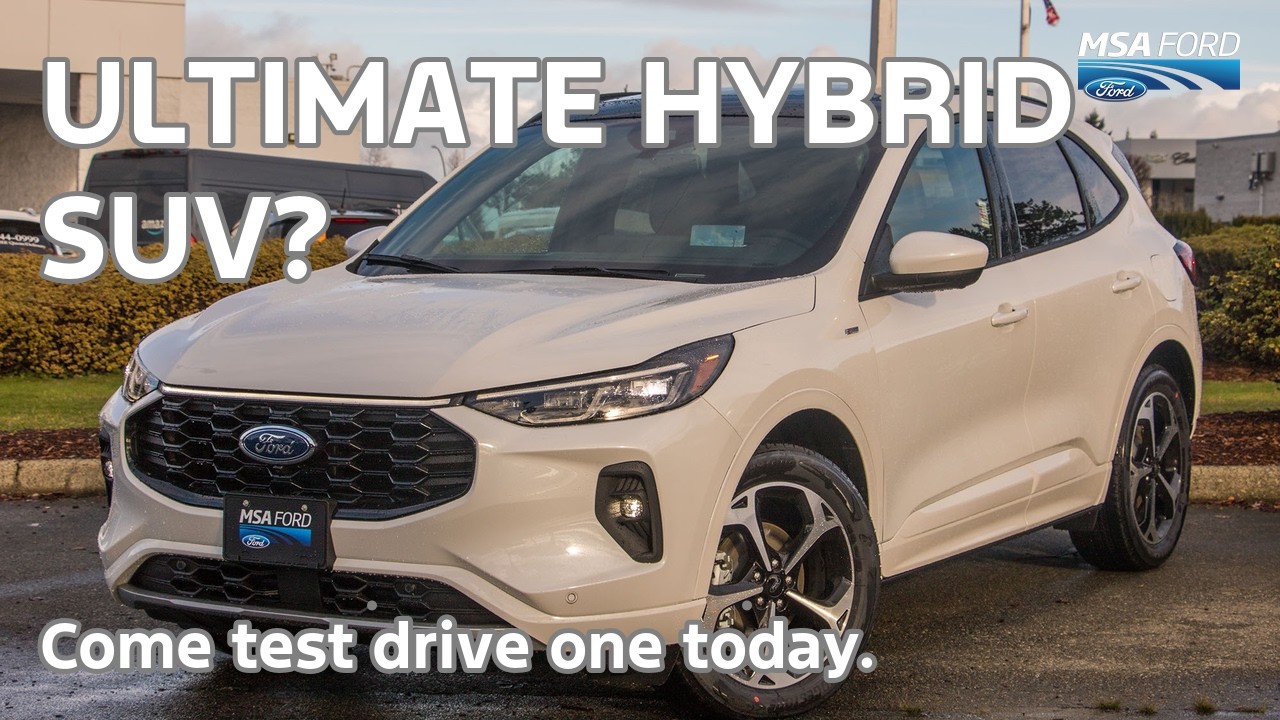2026 Ford Escape ST-Line Elite Hybrid AWD Review | Panoramic Roof & B&O Audio!