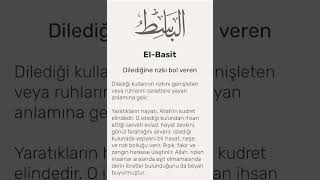 Download lagu Esmaü'l Hüsna: 'El-Basıt (c.c.) / Okunuşu / Anlamı mp3