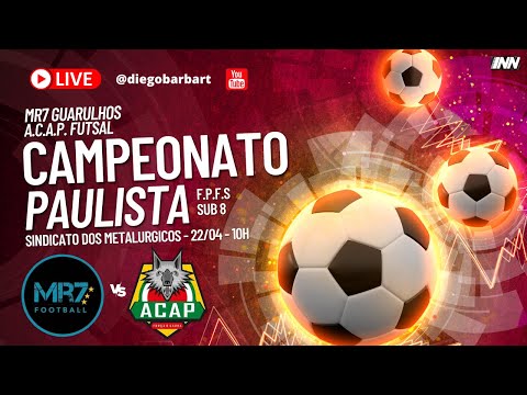 Mr7 x Acap - 4ª rodada - Categoria Sub08 F.P.F.S