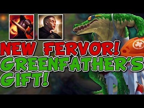 NEW FERVOR + GREENFATHER'S GIFT OP! PRE-SEASON 7 RENEKTON CARRY GAMEPLAY