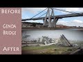 Genoa Bridge Before And After Autostrada A10 Polcevera A Genova Ponte Morandi