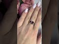 Серебряное кольцо с гранатом 2.162ct