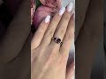 Серебряное кольцо с гранатом 2.102ct