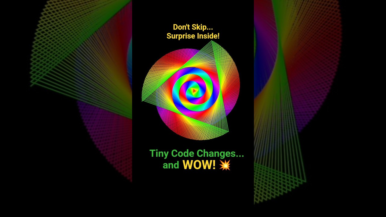 Python tutorial for beginners | Turtle Graphics: Optical Illusion | Part 2 #python #shorts #coding