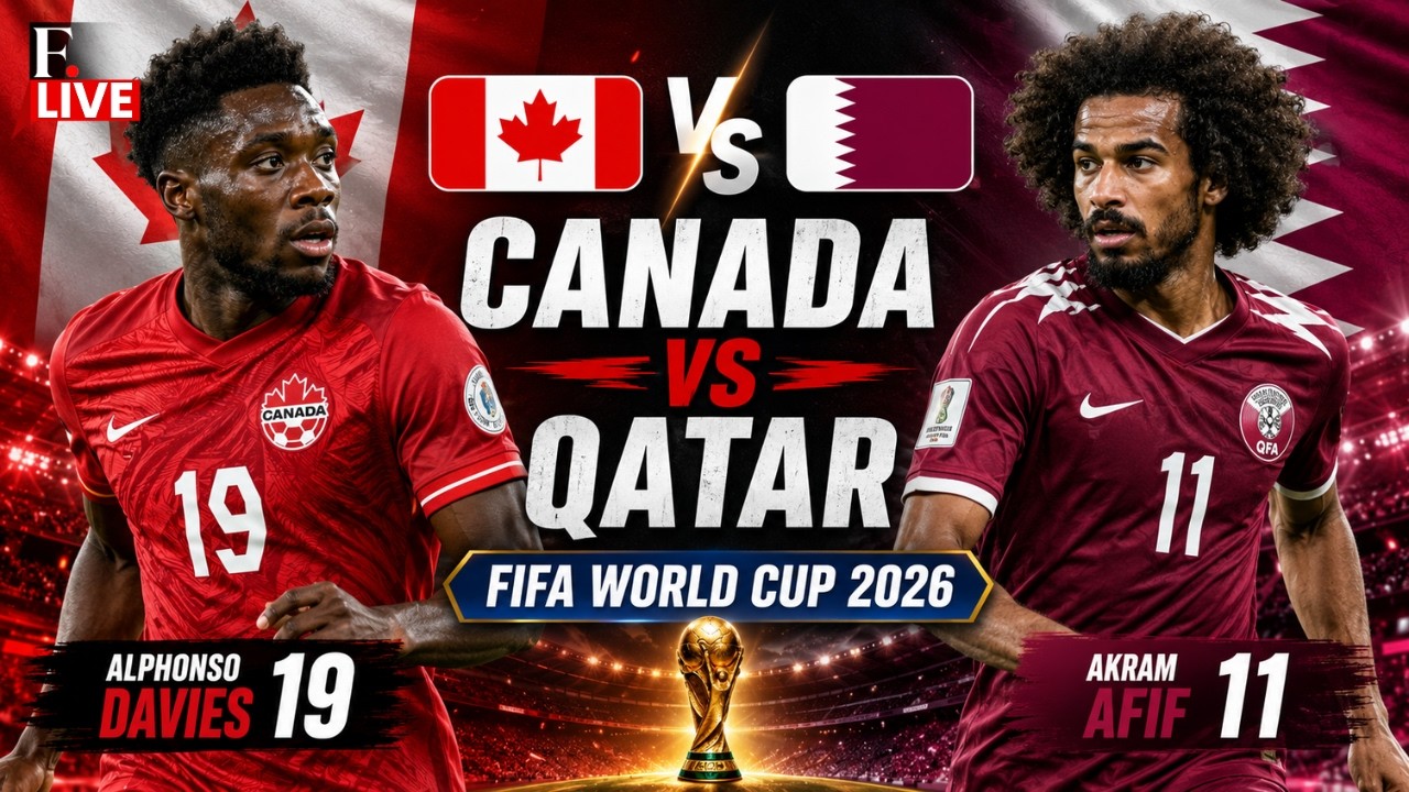 🔴Canada Vs Qatar LIVE | FIFA World Cup 2026 | Canada Vs Qatar | Alphonso Davies | Akram Afif