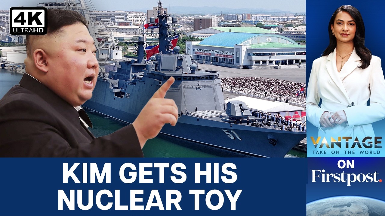 North Korea Launches 5,000 Tn Nuclear Warship As Kim Jong Un Orders Two More | Vantage on Firstpost