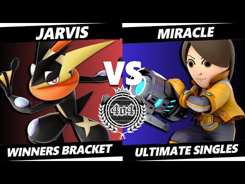 4o4 Smash Night 62 - Jarvis (Greninja) vs Kuma| Miracle (Mii Gunner, Byleth) - Winners Round 3