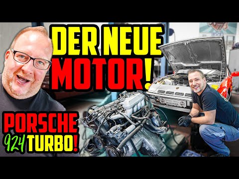 Der MOTOR kommt rein! - Porsche 924 TURBO - PROBLEME am Mengenteiler!