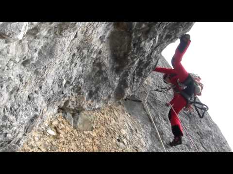 Traseul Sperantelor (6B, 14lc) - Peretele Vaii Albe, Bucegi