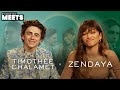 Timothee Chalamet Gets Deep With Zendaya 🤣 | Dune Interview