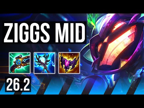 ZIGGS vs AHRI (MID) | 48K damage | EUW Grandmaster | 26.2