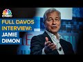 Watch CNBC's full interview with JP Morgan Chase CEO Jamie Dimon at Davos