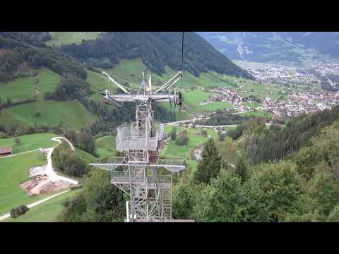 Luftseilbahn Brügg - Riedlig Talfahrt
