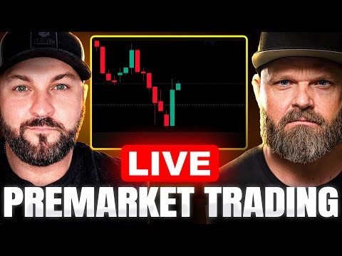 LIVE TRADING: Hunting The Market Open! (NASDAQ, DOW, Gold & Bitcoin) #2
