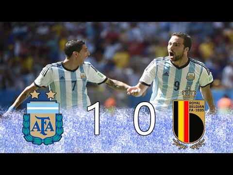 Argentina 1 vs Bélgica 0 - Cuartos de final Copa del Mundo 2014 - Partido Completo