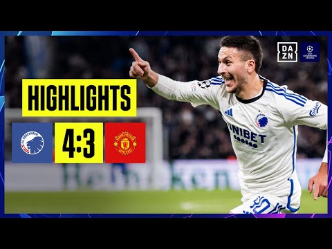 FC Kopenhagen - Man United | UEFA Champions League | DAZN Highlights