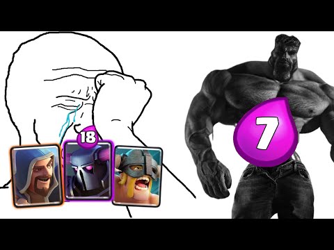 Easily Counter [PEKKA+EBarbs+Wizard] Combo With 7 Elixir