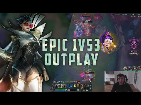 PERFECTING MY VAYNE IN A 1VS3 MASTER GAME  | VAYSU