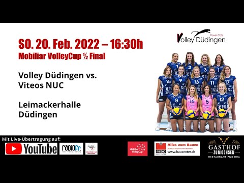 Mobiliar VolleyCup 1/2 Final:  Volley Düdingen - Viteos NUC