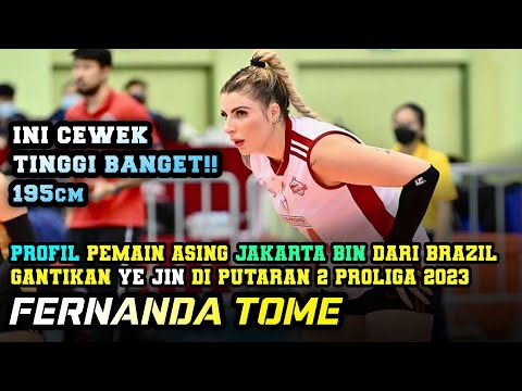 PROFIL FERNANDA TOME: PEMAIN ASING BARU JAKARTA BIN GANTIKAN PEMAIN CHINA DI PUTARAN 2 PROLIGA 2023