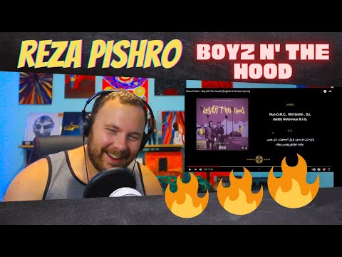 FIRST TIME HEARING Reza Pishro - Boyz N' The Hood | Persian Rap REACTION