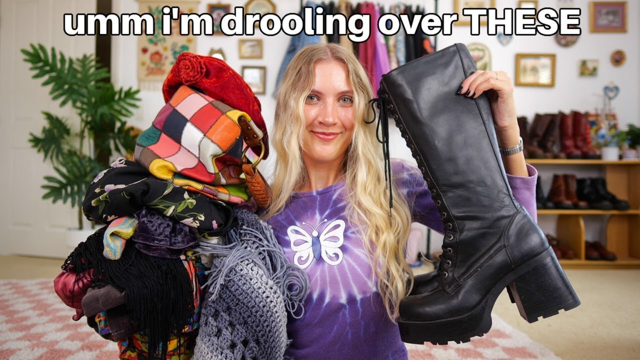 the dreamiest fall thrift haul !!!!!