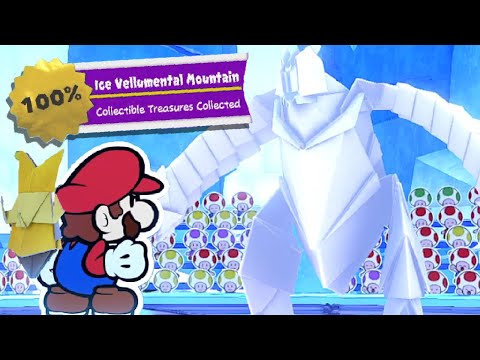 Paper Mario The Origami King Walkthrough Part 27: Ice Vellumental Temple