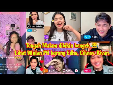 SERU DAN KOCAK SAAT WULAN LIDA PK BERSAMA EDHO, CIKNOY, RIYAN BIKIN SEMUA NGAKAK 