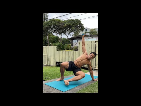 50 lbs. Turkish Get Up (right arm) - age 52, February 17, 2021