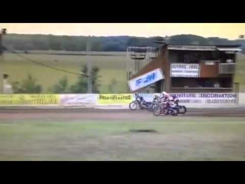 Speedway Crash Lamothe Celina Liebmann