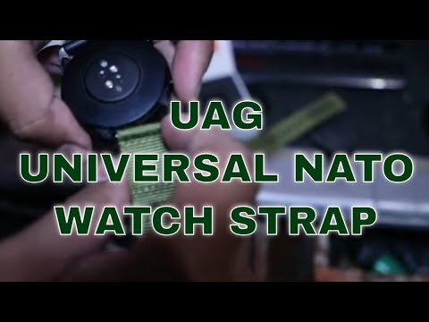 UAG UNIVERSAL NATO WATCH STRAP | UNBOXING | HUWAEI  WATCH GT 2