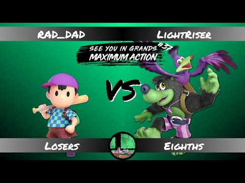 TDG | RAD_DAD (Ness) vs aE | SOP | LightRiser (Banjo & Kazooie) - Losers Eighths - SUGMA #37