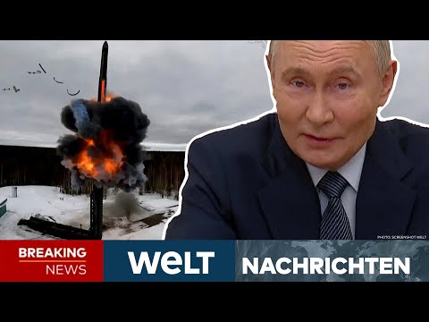 Video Thumbnail: PUTINS KRIEG: "Unbesiegbare Waffe! Hat sonst keiner!" Super-Rakete! Neue Drohung gegen Europa | LIVE
