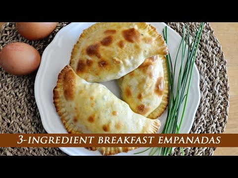 3-Ingredient BREAKFAST EMPANADAS with EGGS & CHEESE