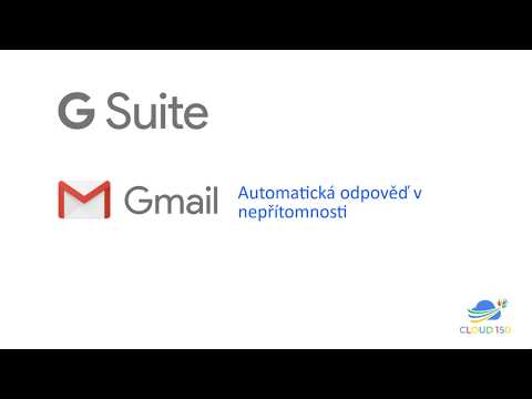 Jak v Gmailu posílat automatickou odpověď v nepřítomnosti každému?