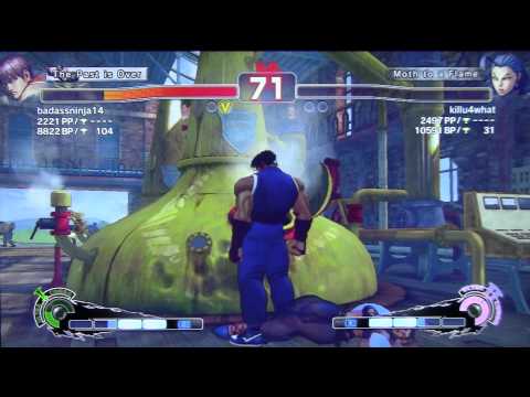 SSF4 AE RANKED MATCH badassninja14 (GUY) VS killu4what (ROSE)