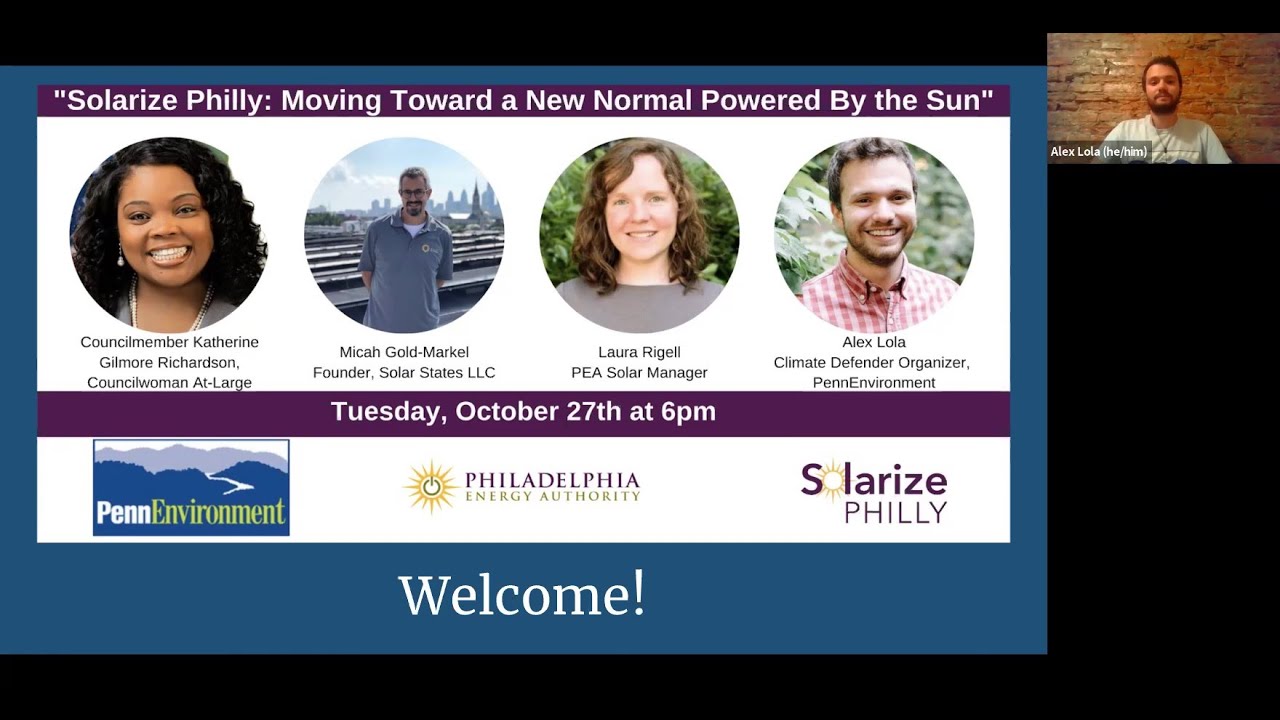 Solarize Philly: Moving Toward a New Normal Powered By the Sun (Webinar)