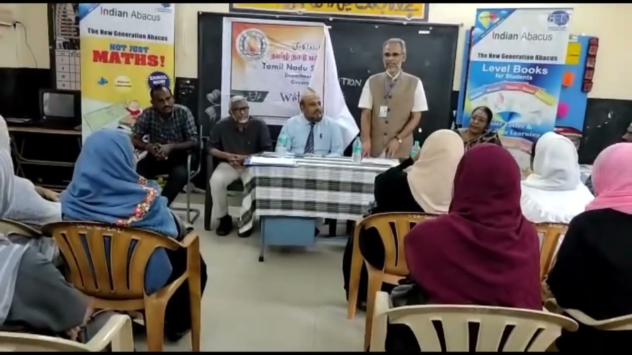 IndianAbacus based Math and skill Development program for Corporation URDU Medium schools students