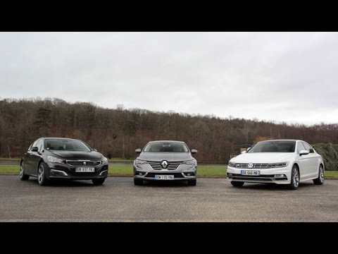 Comparatif 2016 - Renault Talisman vs Peugeot 508 vs Volkswagen Passat : nouvelle hiérarchie ?